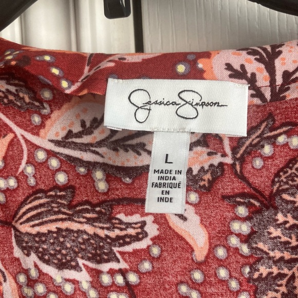 NWT  large Jessica Simpson long sleeve top - Picture 4 of 6